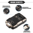thumbnail image 3 of Unique Bargains Remote Keyless Smart Key Fob Case Protection Shell for GMC Canyon Sierra 4 Button Soft TPU Black, 3 of 7