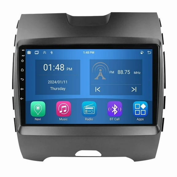 RoverOne 4 64GB Car Stereo CarPlay GPS Navigation Bluetooth for Ford Edge 2 2015-2018 Android Touch Screen Player