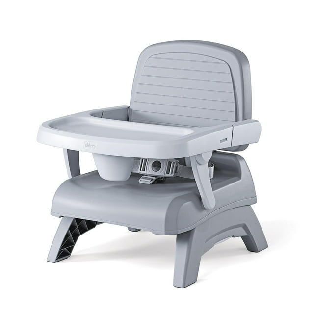 Asiento elevador Chicco Bento 3 en 1 portátil para bebés, color gris