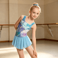 thumbnail image 3 of Lanbubble Girls Gymnastics Leotards Sleeveless Ballet Leotard for Girl Dance Outfit with Skirt Hair Scrunchie 5-9 Years, 3 of 6
