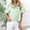 Green, variant on Stand Collar Tops for Women Striped Puff Sleeve Button down Blouse Summer Casual Loose T-Shirt 2026,S