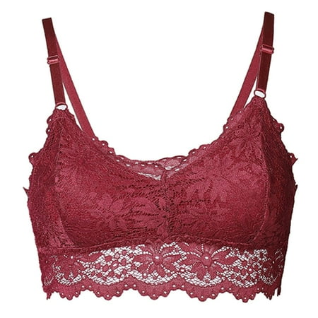 

Hanas Fashion Lingerie 1PC New Women Lace Plus Size Vest Wireless Bra Lingerie Sexy Underwear Camisole Honeymoon