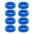thumbnail image 2 of Maytalsory Manchon de Roue de Bagage 8 Pcs Facile à et Réduire le Bruit Déco de Valise Gel de Silice Résistant à l'Usure Bleu, 2 of 6