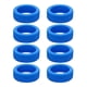 thumbnail image 2 of Qarigey 8 pack/lote funda protectora de silicona para ruedas de equipaje fácil de limpiar y reducir el ruido Envolturas para manijas de equipaje azul, 2 of 6