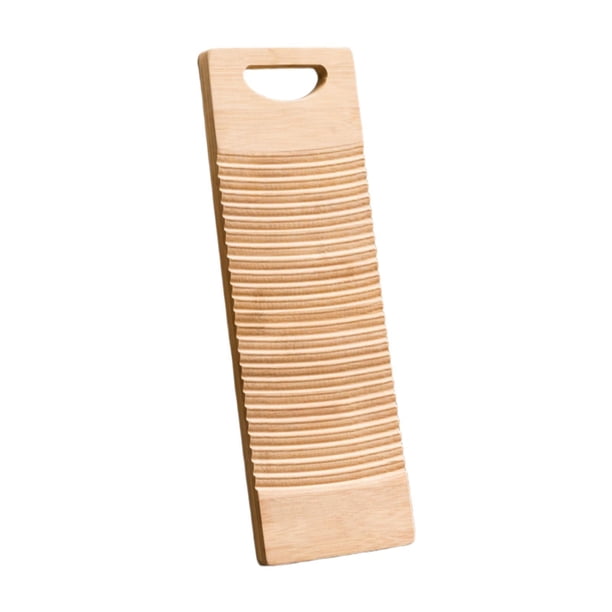 Tabla de lavar para almacenar, herramienta portátil de bambú para lavar ropa interior 50x18cm