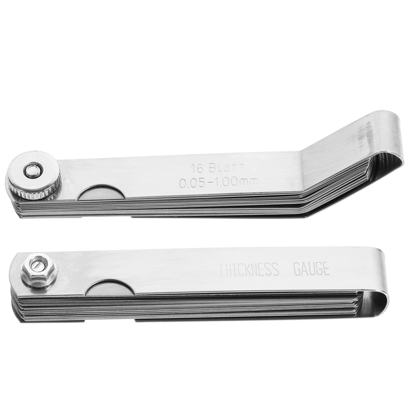 Hemoton 4-Piece Gauge Set with Spring Steel Blades, Practical and Easy-to-Use Plug Thickness Measuring Tools