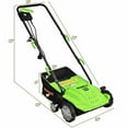thumbnail image 2 of High Quality 13" Electric Lawn Dethatcher w/  Collection Bag and Removable Blades -Green, 2 of 8