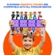 thumbnail image 3 of Playmags Juego comunitario de figuras magnéticas grandes de 15 piezas - 3 personas de juego perfecto para bloques de construcción de juguetes magnéticos - Juguetes de aprendizaje STEM para niños - Paq, 3 of 7