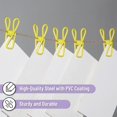 thumbnail image 4 of Mr. Pen- Chip Clips, 18 Pack, 2 Inch, Yellow, Utility PVC-Coated Clips, Chip Clips Bag Clips Food Clips for Bags, Chip Clip, Clips for Chips and Other Food Bags, Bag Clips for Chips Clips, 4 of 5