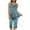 Navy, variant on BiZtdJrK Womens 2 Piece Outfits Casual Sleeveless Tank Tops and Cropped Pants Lounge Set Trendy Print Pleated Crewneck Shirts Capris Sleepwear Suits Ofertas Flash Del Dia Mint Green M