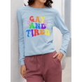 thumbnail image 2 of Colorful Lgbtq Pride Tee Long Sleeve Women's, 2 of 4