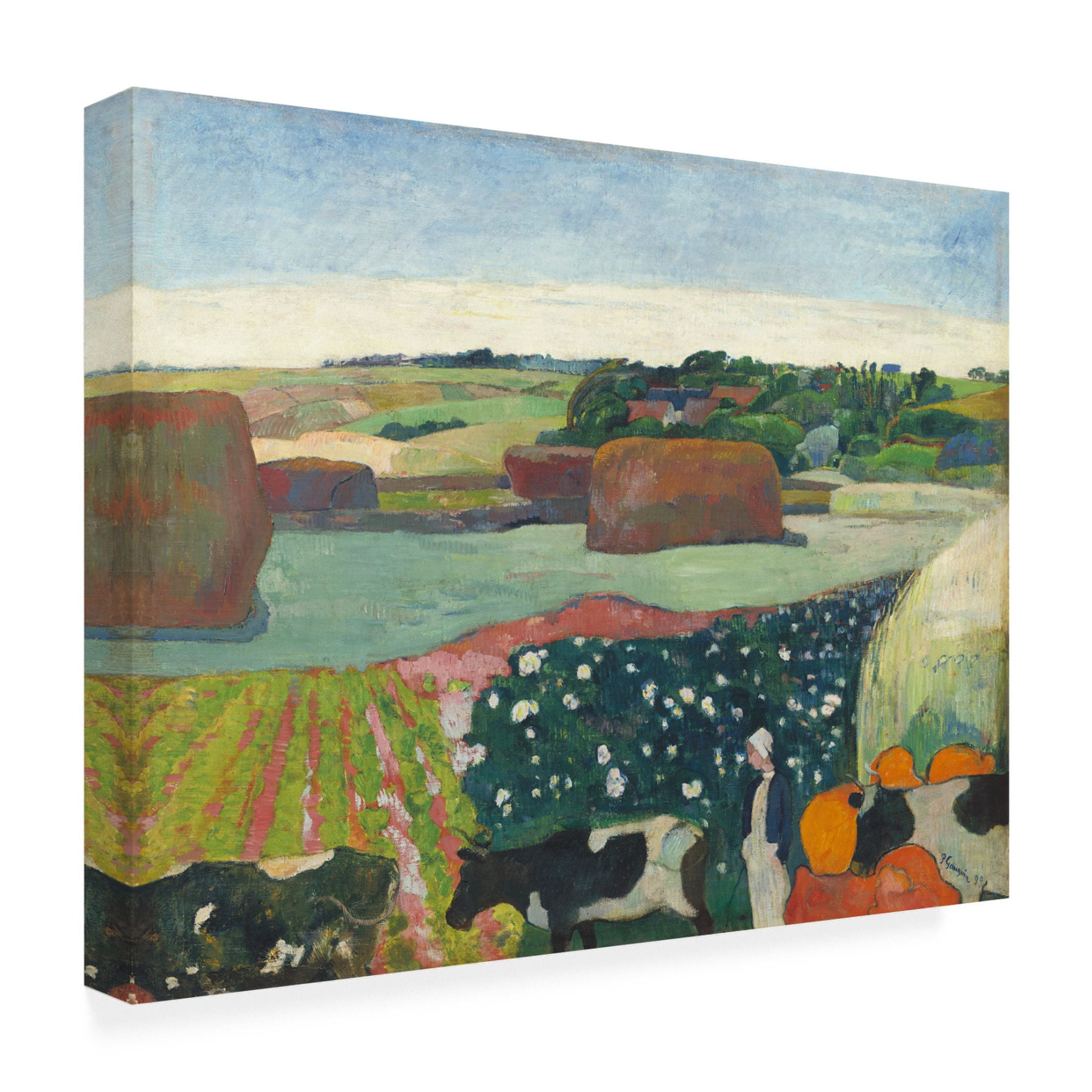 Trademark Fine Art Paul Gauguin Gaugin Landscapes II Canvas Wall Art