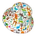 thumbnail image 3 of Kll Animals Bucket Hat For Women Men Packable Travel Beach Sun Hat Outdoor Rave Accessories Reflective Fisherman Cap, 3 of 9