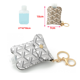 thumbnail image 2 of Paquete de 2 soportes para desinfectante de manos, apto para desinfectante de manos de 60 ml (B, no incluido), clips en bolsa de pañales, bolso o bolsa de viaje, bolsa de almacenamiento de cuero para desinfectante de manos, tapa de botella de cuero. Rojo Verde, 2 of 4