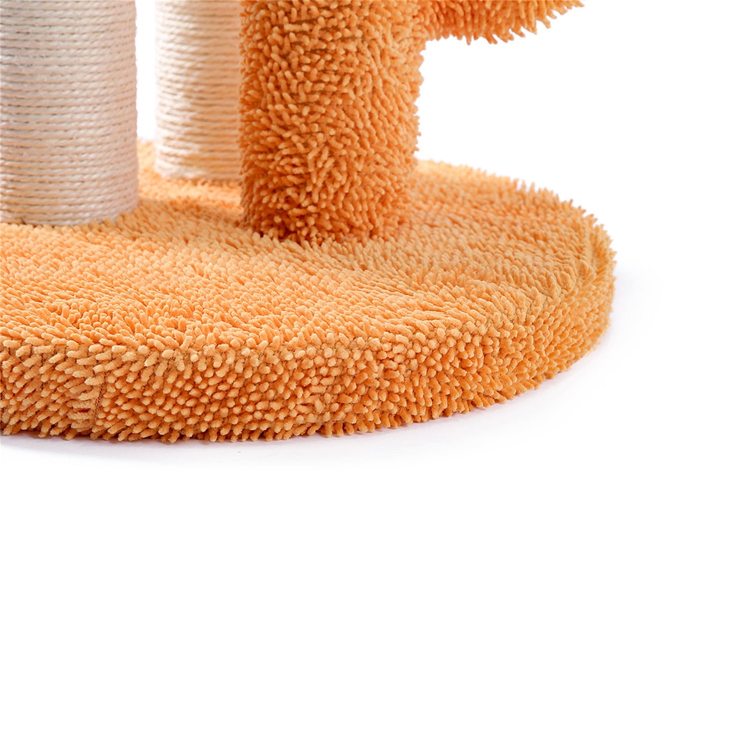 Pefilos Cat Scratching Post for Indoor - Cat Scratching Post for Adult Cats Cactus Sisal Rope Cat Scratcher with Hanging Ball Cat Scratching Post for Furniture, Orange Pefilos Cat Scratching Post for Indoor - Cat Scratching Post for Adult Cats Cactus Sisal Rope Cat Scratcher with Hanging Ball Cat Scratching Post for Furniture, Orange