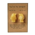 thumbnail image 2 of Rose Quartz Penguin Valentine Gift, Couples Gifts Set for Her Him, Romantic Anniversary Wedding Birthday Valentines Gift for Men Women Boyfriend Girlfriend Husband Wife,Easter Gift(F), 2 of 5