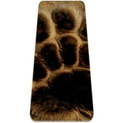 Paw Print Beautiful Pattern Yoga Mat for Men &Women - Personalized Custom Non Slip Exercise Mat for Home Yoga Pilates Stretching Floor & Fitness Workouts 80x183cm