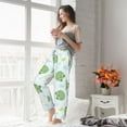 thumbnail image 5 of Salouo Kawaii Frogs Print Women's Pajama Pants Casual Loose Sweatpants PJs Flowy Pants Drawstring Palazzo for Women Wide Leg Pants Lounge Pajama -XX-Large, 5 of 8