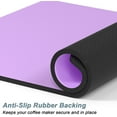 thumbnail image 2 of Coffee Mat, 16"x24" Coffee Bar Mat for Coffee Station Accessories and Organizer, Hide Stain Anti Absorbent Dish Drying Pad for Kitchen Counter, Cute Coffee Bar Decor Coffee Machine Mat, Purple, 2 of 6