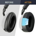 thumbnail image 3 of SOULWIT Cooling Gel Ear Pads Cushions Replacement for Bowers & Wilkins PX7 Over-Ear Headphones (Do Not Fit PX7 S2 and PX8), Earpads with High-Density Noise Isolation Foam - Black, 3 of 5