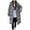 Gray Outerwear, variant on jtjvou Women's Faux Fur Hood Long Puffer Winter Coat Trendy 2023 Padded Down Jackets Full Zip Up Parka Coats for Women Gray,L