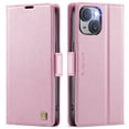 thumbnail image 2 of YEYKX for iPhone 15 Plus Funda para Teléfono Funda para Teléfono con Billetera Magnética de 6,7 Pulgadas Funda Protectora de Cuero con Función de Tarjetero Funda con Tapa a Prueba de Golpes, Oro Rosa, 2 of 10