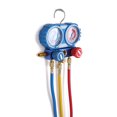 thumbnail image 3 of Car Air Conditioning Refrigerant Freon Double Valve Pressure Gauge with Seal Rings Diagnostic Repairing Tool Kit, 3 of 7