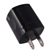 USB Wall Charger Adapter 1A/5V 5-Pack Travel USB Plug Charging Block Brick Charger Power Adapter Cube Compatible with iPhone XS/XS Max/X/8/7/6 Plus, Galaxy S9/S8/S8 Plus, Moto, LG, HTC, Google Black