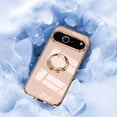 thumbnail image 6 of ShellTech for Google Pixel 10 / 10 Pro TPU Case with Ring Stand, Support Magnetic Car Mount Rotating Finger Holder Soft TPU Cover Plating Edge Slim Shockproof Cover for Men Women,Pink, 6 of 6
