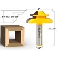 thumbnail image 2 of Router Bit Yonico Lock Miter, vástago de 45° y 1/2 pulgadas para 3/4 pulgadas, 2 of 4