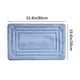 thumbnail image 3 of Alfombrillas Alfombrilla de baño azul absorbente de 50x80 cm,lavable a máquina,antideslizante,de pelo largo y suave,para bañera y lavabo (1 pieza). Rkxzt, 3 of 9
