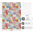 thumbnail image 2 of 6 Pcs Pioneer Flower Floral Print Pattern Kitchen Towels, Funny Microfiber Dish Towel Set, 18" X 26" Tea Towels, 2 of 6