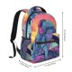 thumbnail image 2 of Easygdp Hip-Hop DJ Dolphin Mochila Ergonómica Versátil para Laptop - Múltiples Bolsillos, Correas Ajustables, Unisex para Escuela, Viajes y Actividades al Aire Libre-One Size, 2 of 5