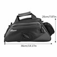 thumbnail image 3 of HLONK Bike Bag Aerodynamic Design Rear Bike Rack Reduced Wind Drag Impact Saddle Bag One Size Black 36*15*16cm, 3 of 7