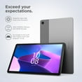 thumbnail image 3 of Lenovo Tab M10 Plus (2022) 10" FHD Long Battery Life Tablet, 128GB, Android, Storm Grey, 3 of 10