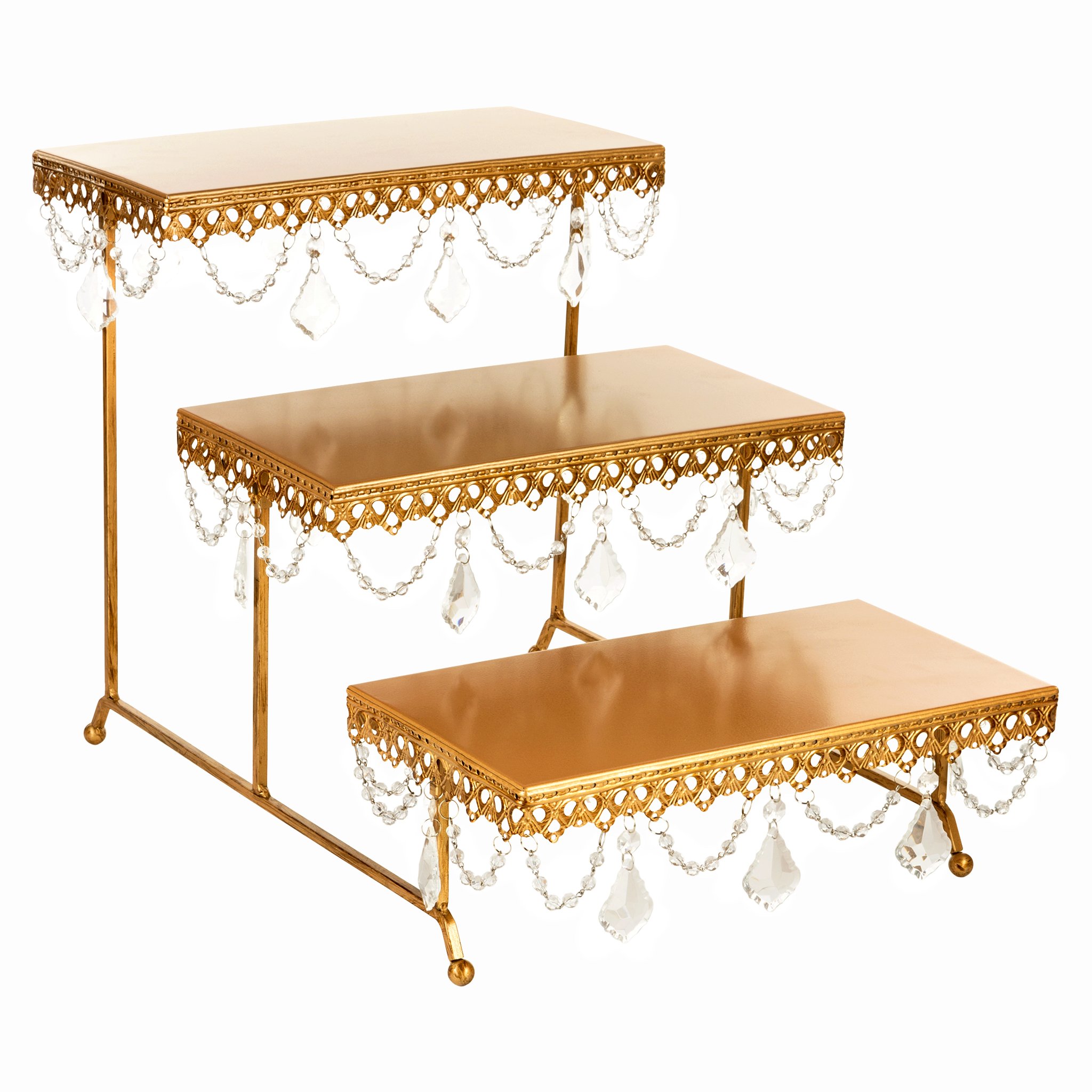 Amalfi Décor 3Tier Serving Platter and Cupcake Stand with Crystals