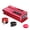 Red, variant on 1000W 2000W Peak Power Inverter DC 12V to AC 110V, 4 AC Outlets & 4 USB Ports, Modified Sine Wave Car Inverter for RV, Truck, Camping, Home Red