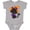 AC-Heather Grey, variant on Halloween Cat, Cute Cat, Black Cat, Witch Hat Boys or Girls Baby Bodysuit