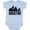 AE-Light Blue, variant on Inktastic Houston Skyline Grunge Boys or Girls Baby Bodysuit