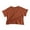 Coffee, variant on LYHaoo Toddler Kids Baby Girls Boys Short Sleeve Classic Loose Soft Basic T Shirt Tee Tops Clothes Stretch Casual Sizes 2-3 Years Brown