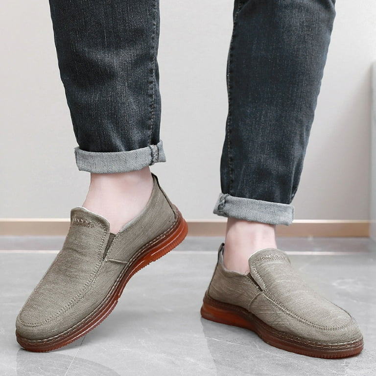 Mens flat clearance sole dress shoes