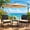 3 PCS-Beige, variant on Patio Furniture Set on Sale, All-Weather Outdoor Rattan Bistro Wicker Chairs with Glass Table for Lawn, Poolside, Porch, Gray
