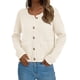 thumbnail image 2 of Suéter PRETTYGARDEN XL Cardigan de Punto Blanco con Botones, 2 of 8