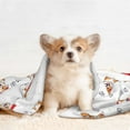 thumbnail image 4 of Pofeuu Corgi With Santa Claus Hat Print Puppy Blanket,Dog Blankets,Pet Blanket Cozy Cat Blankets for Indoor Cats, Fuzzy Pet Blanket for Kitten Doggy Dog Blankets-Medium, 4 of 8