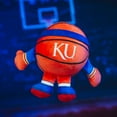 thumbnail image 2 of Bleacher Creatures Kansas Jayhawks Basketball 8" Kuricha Sitting Plush .., 2 of 5