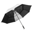 thumbnail image 3 of Weather Station Deluxe Two-Person Rain Umbrella Black Gray, 3 of 4