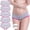 Gray Womens Briefs Multipack Clearance, variant on OSFVNOXV Maternity Underwear for Pregnancy Women,Cotton Seamless Cheeky Panties,No Show Low Rise V-Waisted Under Bump Underwear 5-Pack