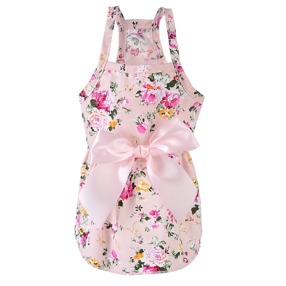 2024 New Pet Print Bow Shirt Pet Clothes for Large Dogs Girl Breathable Summer Cotton Sleeveless Pet Clothes for Small Dogs Male Shirt Comfortable Dog Shirt Breathable Dog