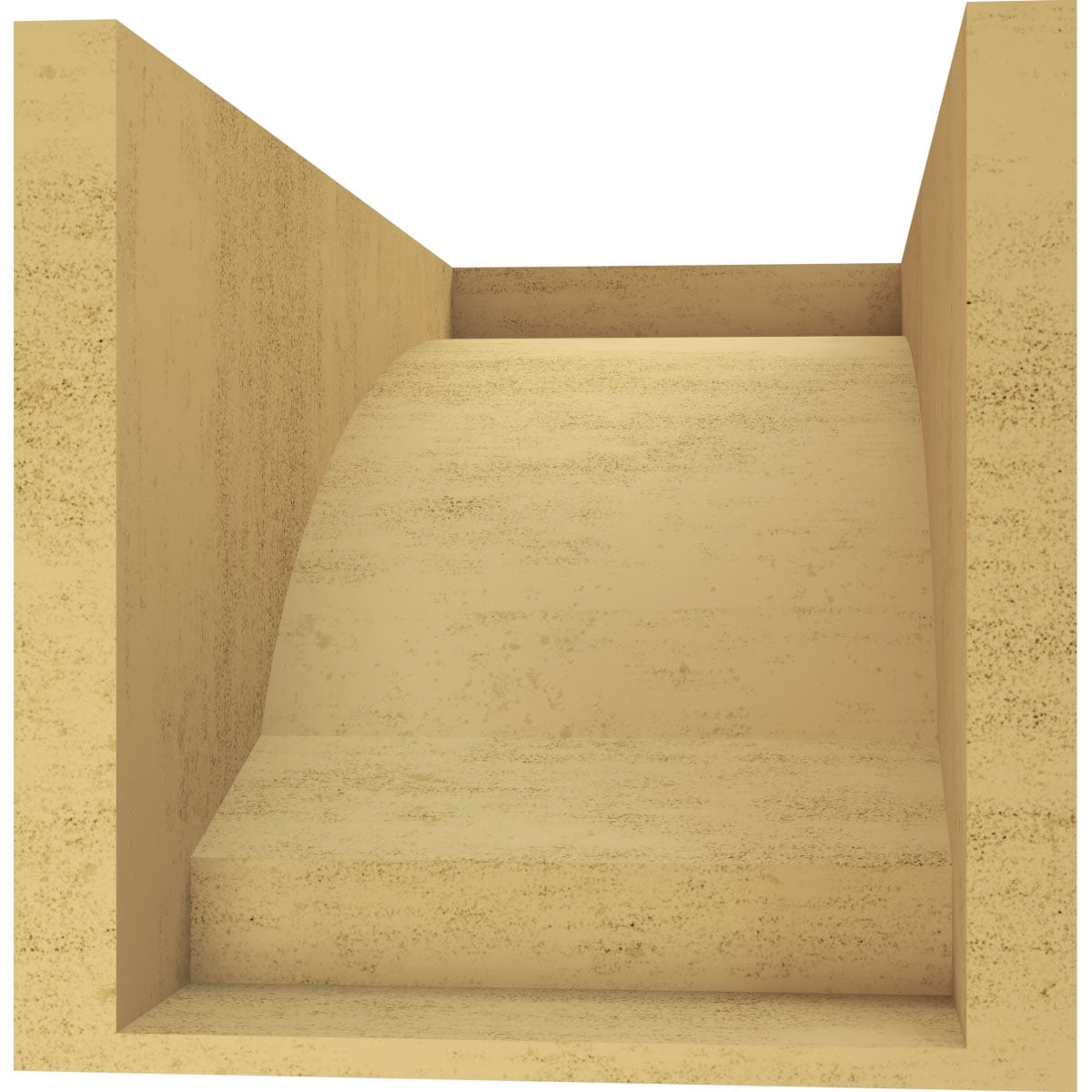 10"W x 20"D x 10"H Wide Moab Rough Cedar Woodgrain TimberThane Corbel, Primed Tan