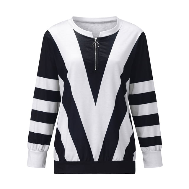 Ketyyh-chn99 Chemises pour Femmes Mode Blouse Ample Manches Longues Col Rond Tunique Ligne A Blouse Blanc,2TG